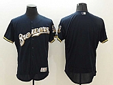 Milwaukee Brewers Blank Navy Blue 2016 Flexbase Collection Stitched Baseball Jersey,baseball caps,new era cap wholesale,wholesale hats